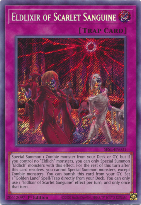 Eldlixir of Scarlet Sanguine [SESL-EN031] Secret Rare | Card Merchant Takapuna