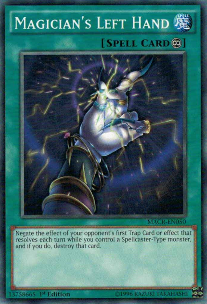 Magician's Left Hand [MACR-EN050] Common | Card Merchant Takapuna