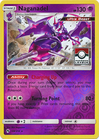 Naganadel (108/214) (League Promo) [Sun & Moon: Lost Thunder] | Card Merchant Takapuna