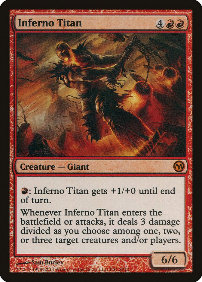 Inferno Titan (Duels of the Planeswalkers Promos) [Duels of the Planeswalkers Promos 2011] | Card Merchant Takapuna