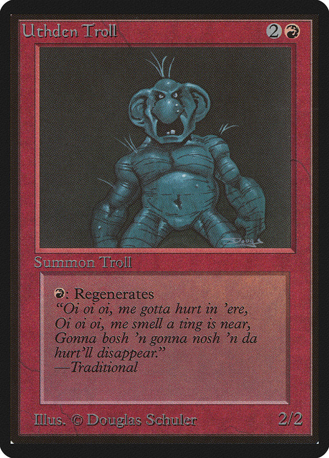 Uthden Troll [Beta Edition] | Card Merchant Takapuna