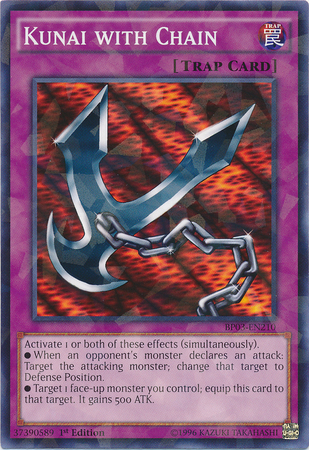 Kunai with Chain [BP03-EN210] Shatterfoil Rare | Card Merchant Takapuna