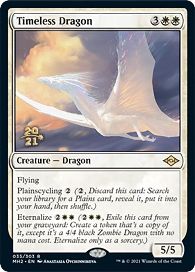 Timeless Dragon [Modern Horizons 2 Prerelease Promos] | Card Merchant Takapuna