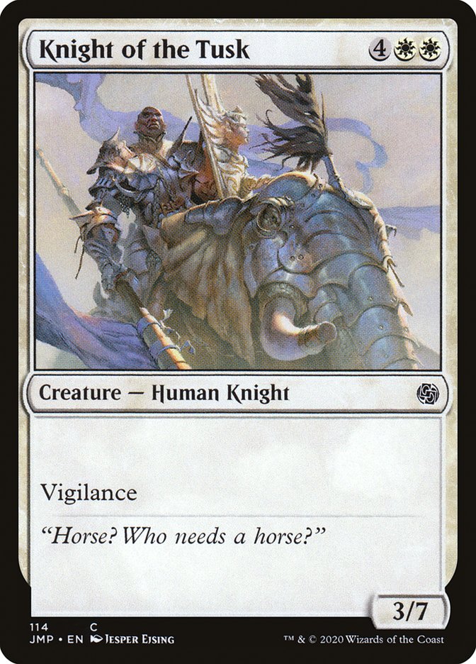 Knight of the Tusk [Jumpstart] | Card Merchant Takapuna