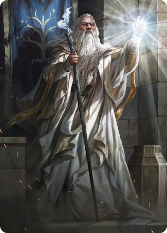 Gandalf the White Art Card [The Lord of the Rings: Tales of Middle-earth Art Series] | Card Merchant Takapuna