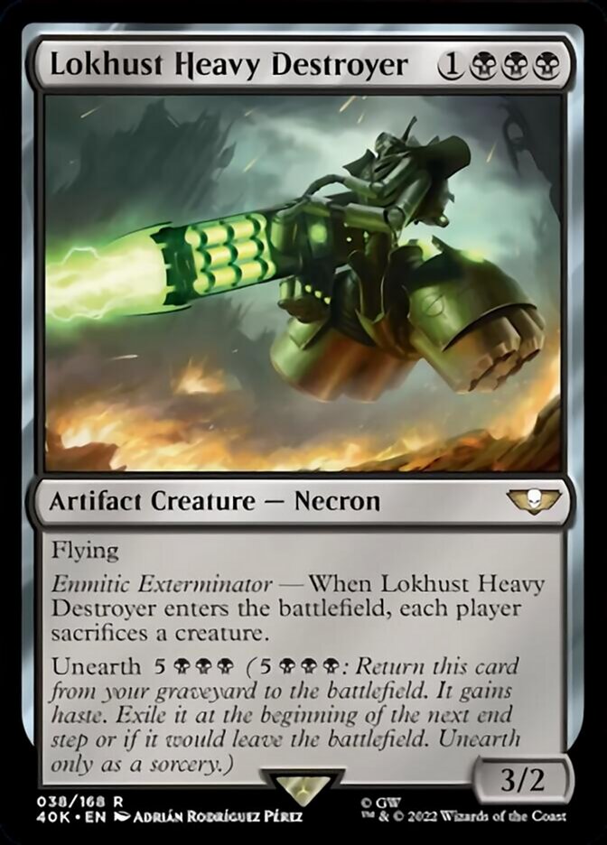 Lokhust Heavy Destroyer (Surge Foil) [Warhammer 40,000] | Card Merchant Takapuna