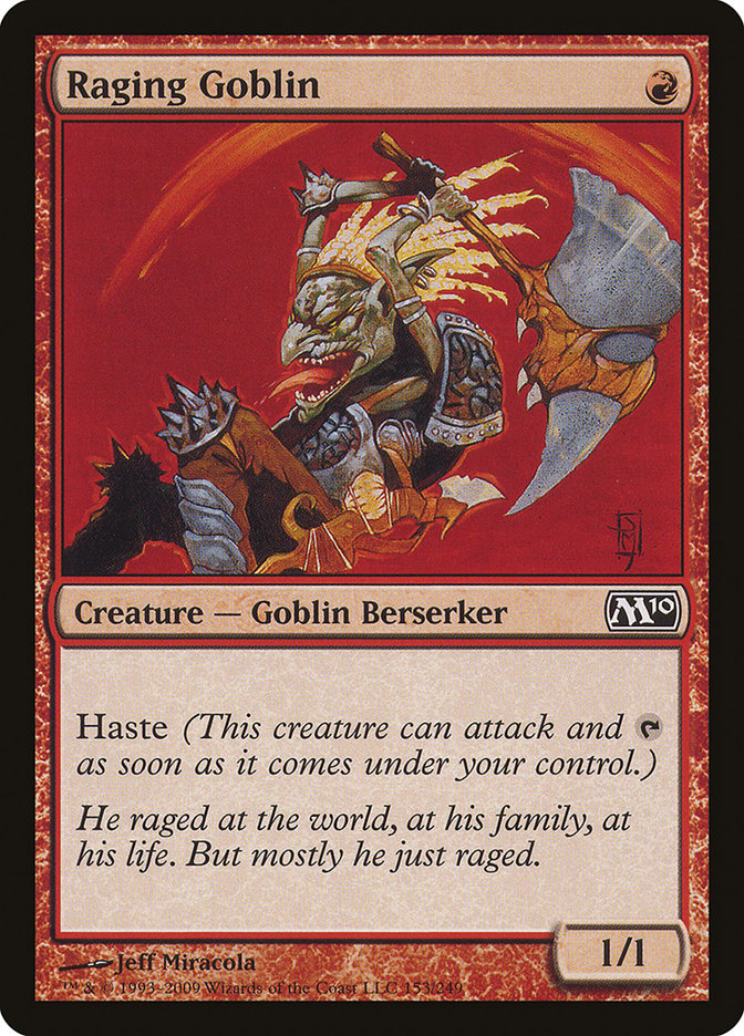 Raging Goblin [Magic 2010] | Card Merchant Takapuna