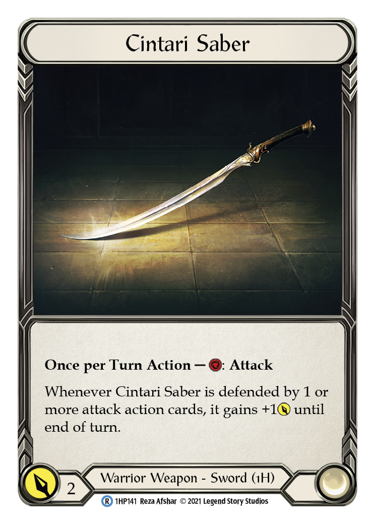 Cintari Saber (Left) [1HP141] (History Pack 1) | Card Merchant Takapuna