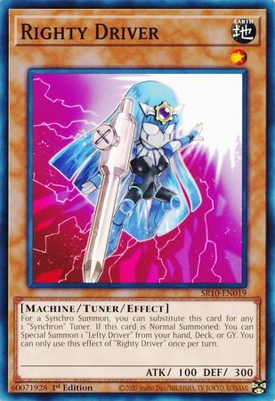 Righty Driver [SR10-EN019] Common | Card Merchant Takapuna