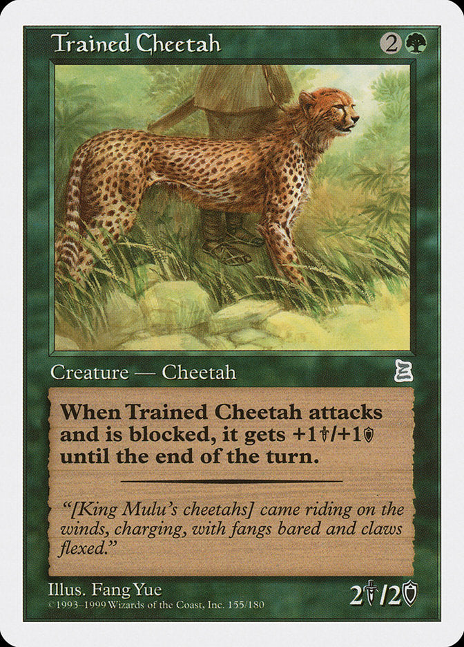 Trained Cheetah [Portal Three Kingdoms] | Card Merchant Takapuna