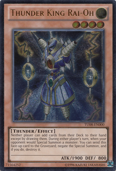 Thunder King Rai-Oh [TU08-EN000] Ultimate Rare | Card Merchant Takapuna