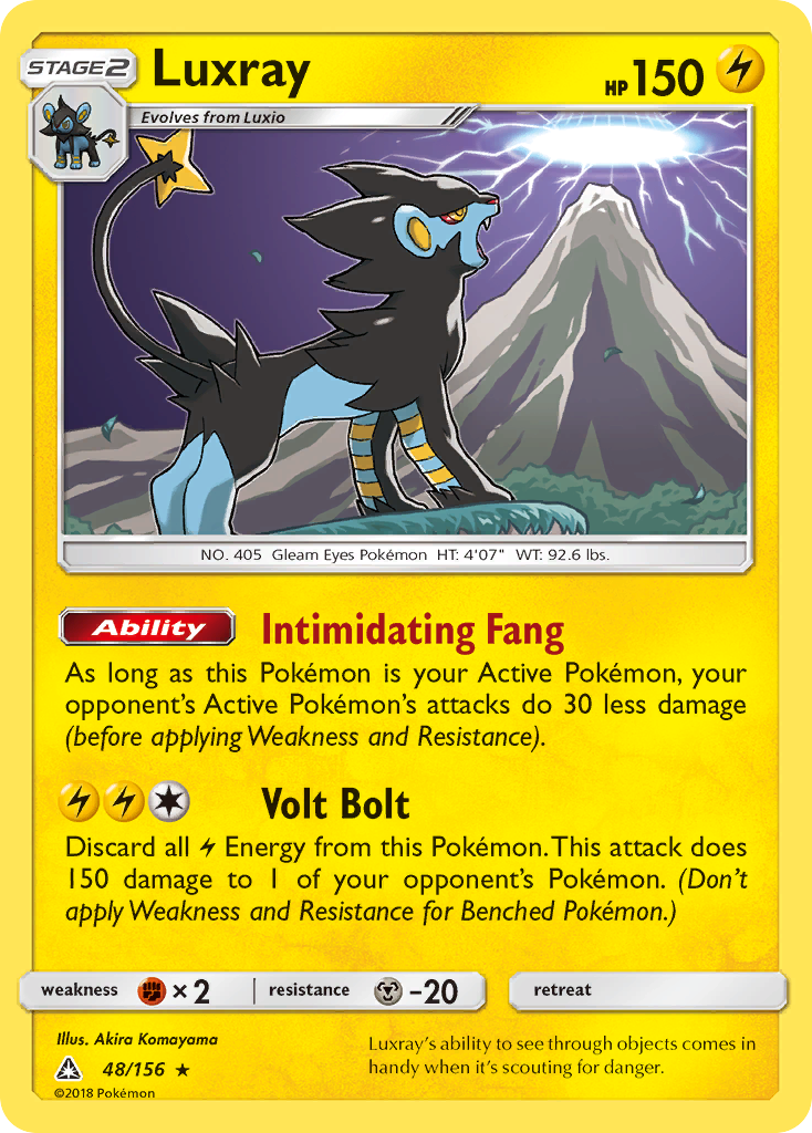 Luxray (48/156) [Sun & Moon: Ultra Prism] | Card Merchant Takapuna