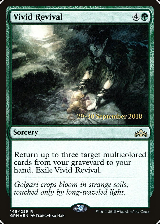 Vivid Revival [Guilds of Ravnica Prerelease Promos] | Card Merchant Takapuna