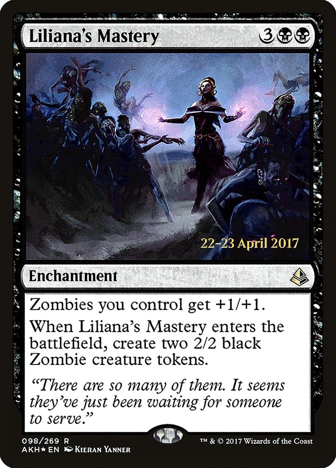 Liliana's Mastery [Amonkhet Prerelease Promos] | Card Merchant Takapuna