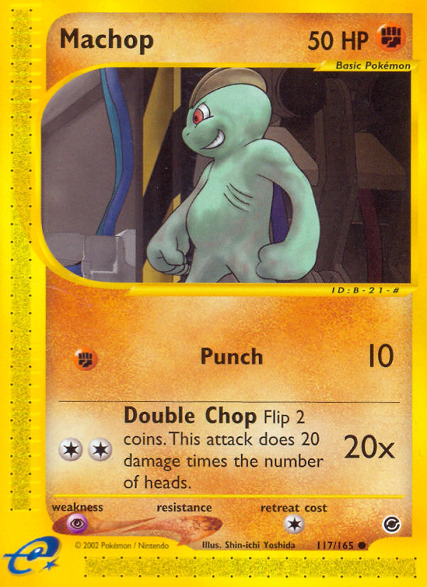 Machop (117/165) [Expedition: Base Set] | Card Merchant Takapuna