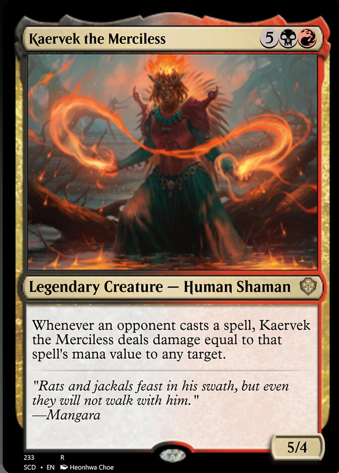 Kaervek the Merciless [Starter Commander Decks] | Card Merchant Takapuna