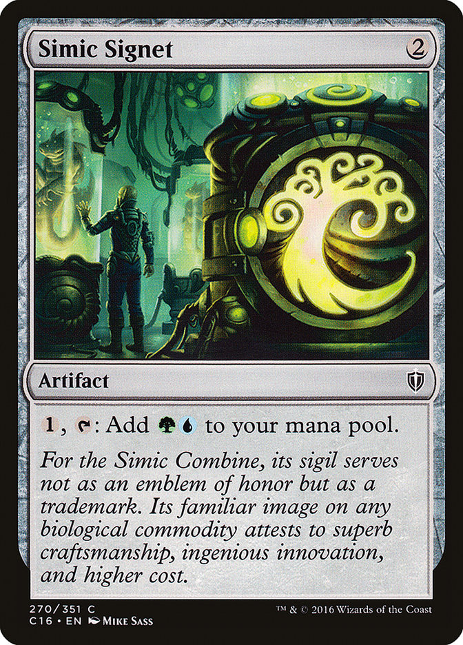 Simic Signet [Commander 2016] | Card Merchant Takapuna