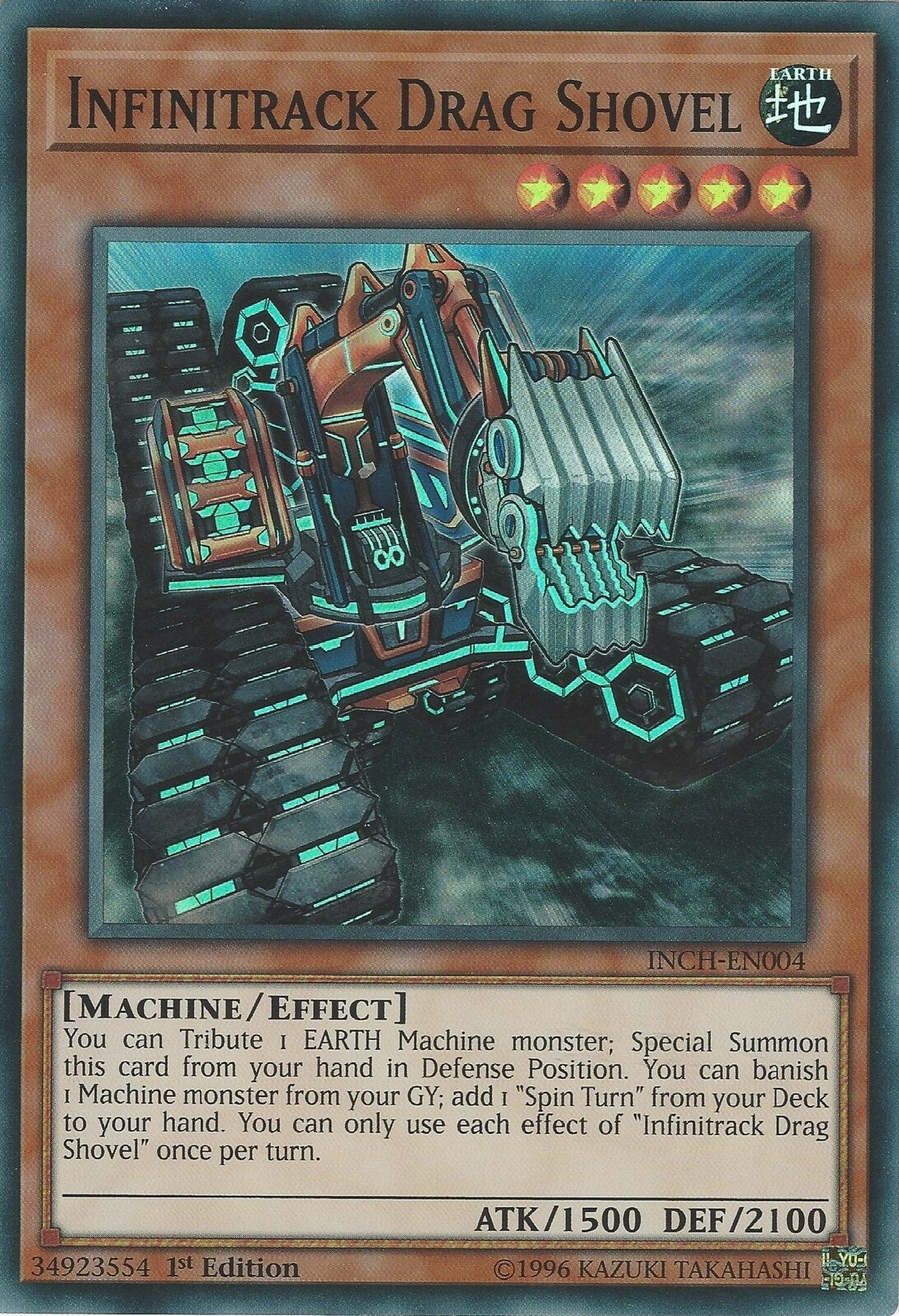 Infinitrack Drag Shovel [INCH-EN004] Super Rare | Card Merchant Takapuna