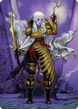 The Wandering Emperor 1 Art Card [Kamigawa: Neon Dynasty Art Series] | Card Merchant Takapuna