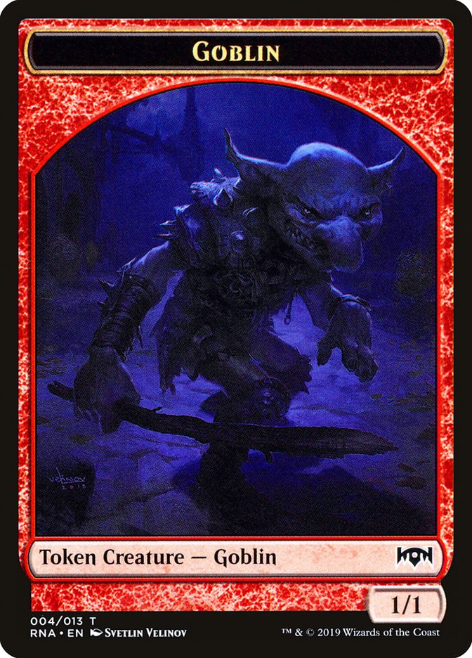 Goblin Token [Ravnica Allegiance Tokens] | Card Merchant Takapuna