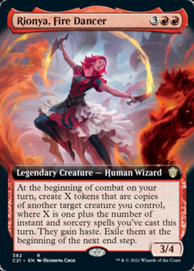 Rionya, Fire Dancer (Extended Art) [Commander 2021] | Card Merchant Takapuna