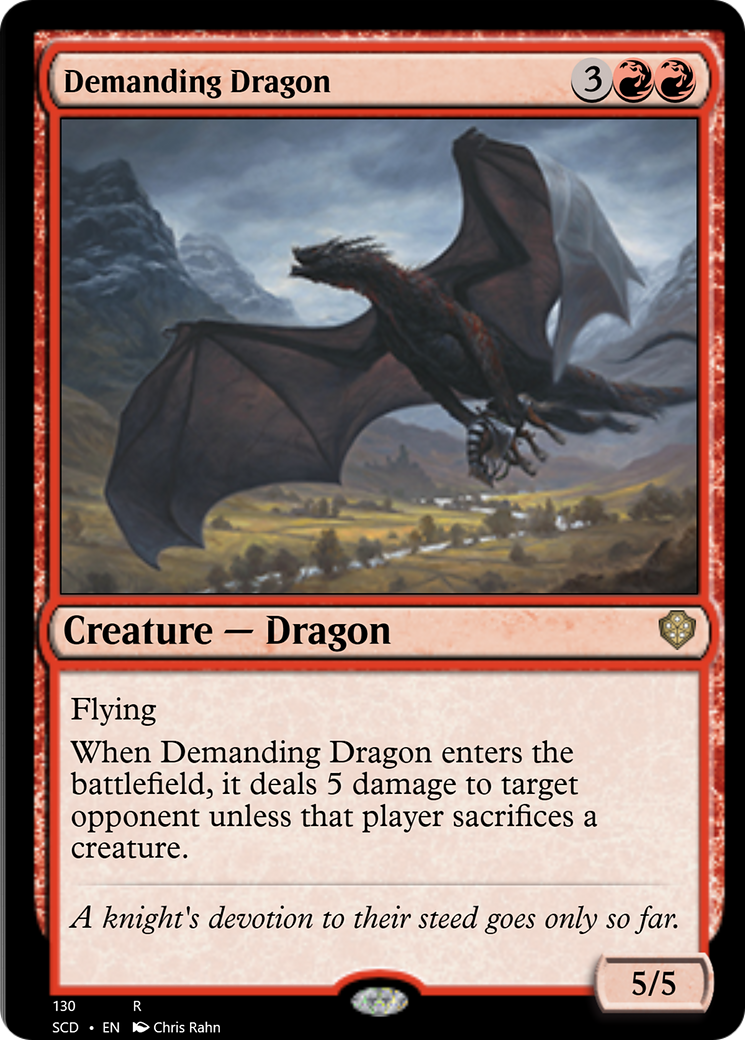 Demanding Dragon [Starter Commander Decks] | Card Merchant Takapuna