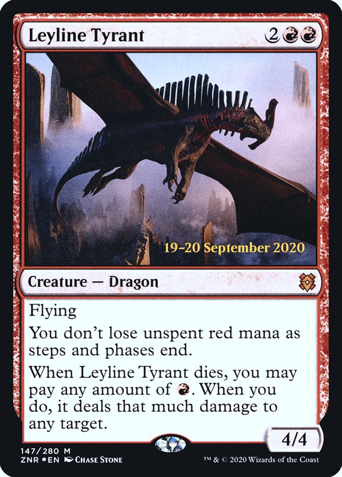 Leyline Tyrant [Zendikar Rising Prerelease Promos] | Card Merchant Takapuna