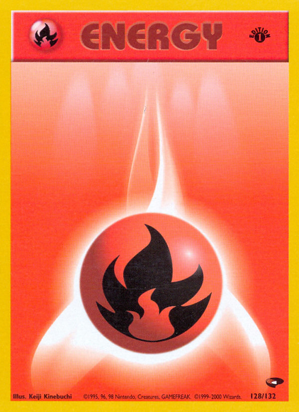 Fire Energy (128/132) [Gym Challenge 1st Edition] | Card Merchant Takapuna