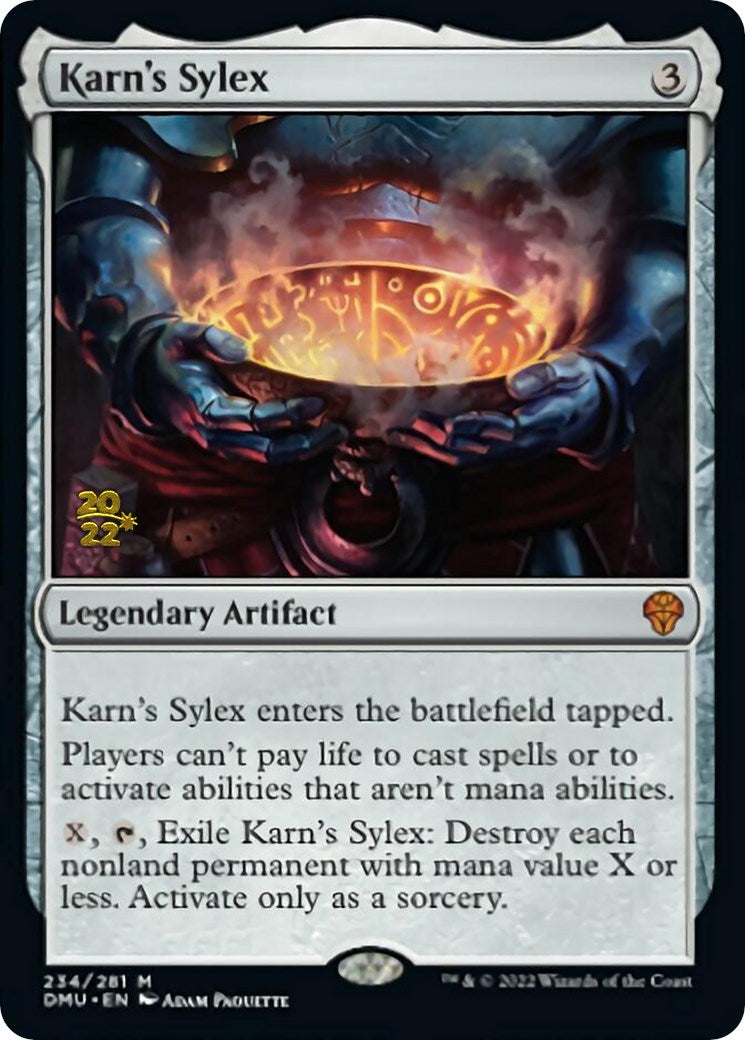 Karn's Sylex [Dominaria United Prerelease Promos] | Card Merchant Takapuna