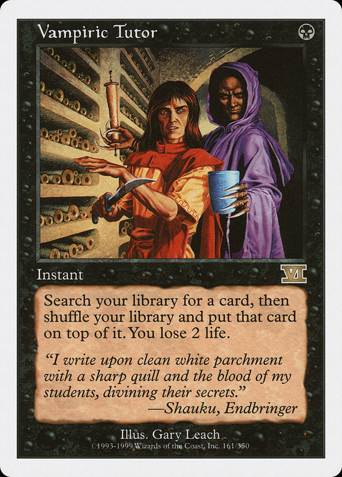 Vampiric Tutor [Classic Sixth Edition] | Card Merchant Takapuna