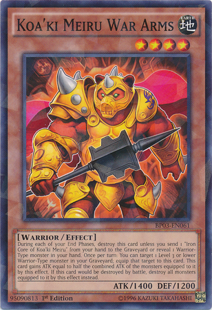 Koa'ki Meiru War Arms [BP03-EN061] Shatterfoil Rare | Card Merchant Takapuna