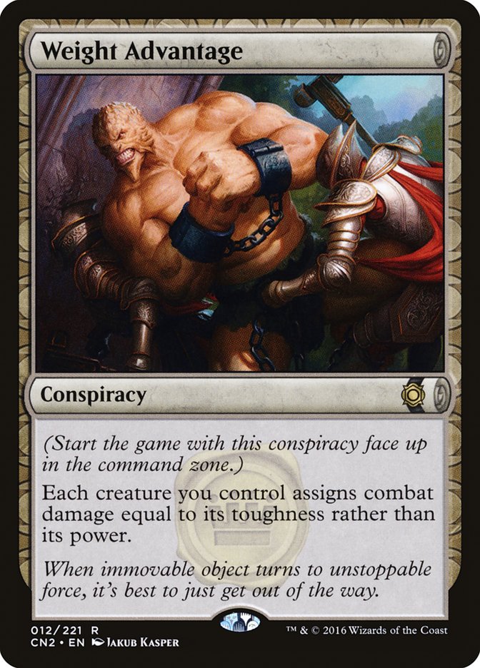 Weight Advantage [Conspiracy: Take the Crown] | Card Merchant Takapuna