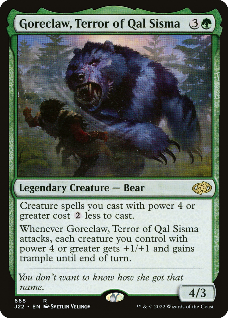 Goreclaw, Terror of Qal Sisma [Jumpstart 2022] | Card Merchant Takapuna