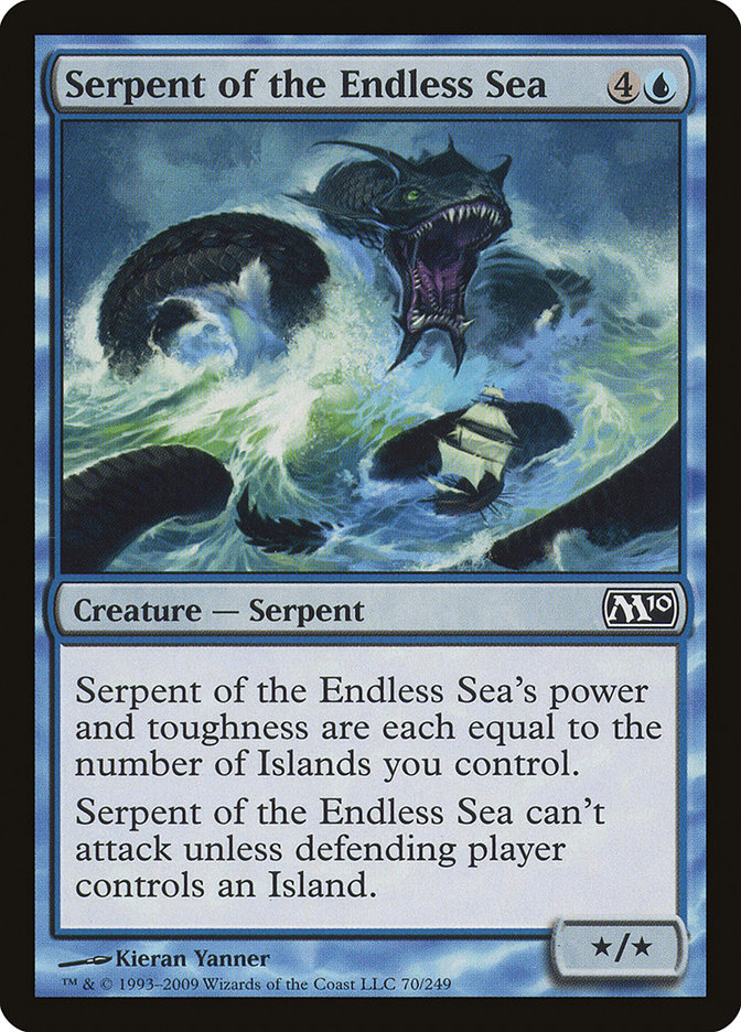 Serpent of the Endless Sea [Magic 2010] | Card Merchant Takapuna