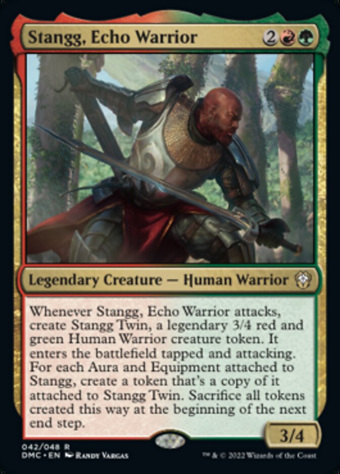 Stangg, Echo Warrior [Dominaria United Commander] | Card Merchant Takapuna