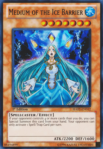 Medium of the Ice Barrier [HA02-EN012] Super Rare | Card Merchant Takapuna