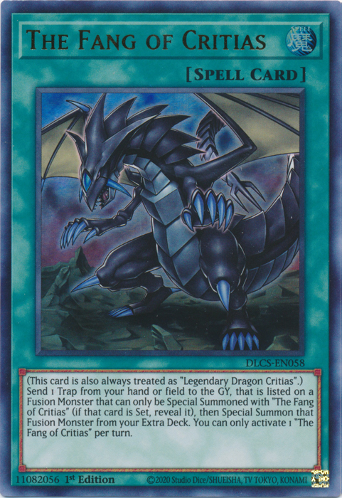 The Fang of Critias [DLCS-EN058] Ultra Rare | Card Merchant Takapuna