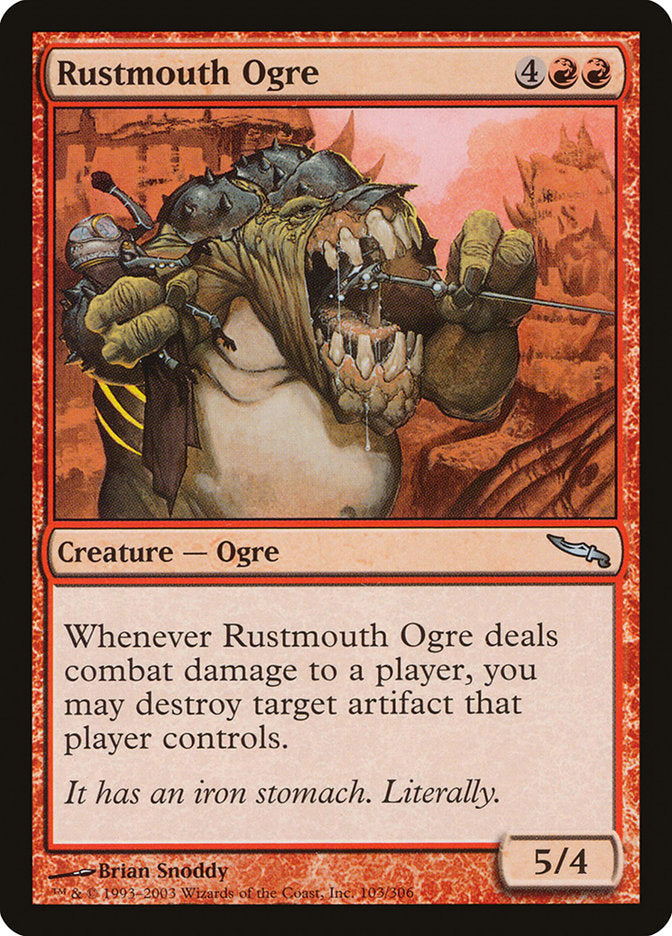 Rustmouth Ogre [Mirrodin] | Card Merchant Takapuna