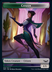 Plant // Citizen Double-Sided Token [Streets of New Capenna Commander Tokens] | Card Merchant Takapuna