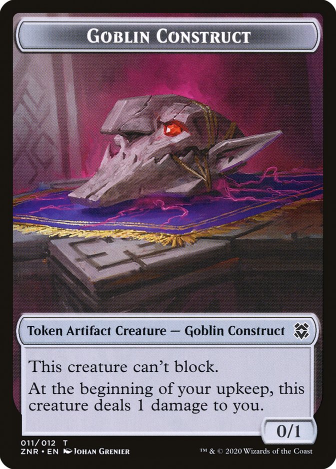 Goblin Construct Token [Zendikar Rising Tokens] | Card Merchant Takapuna