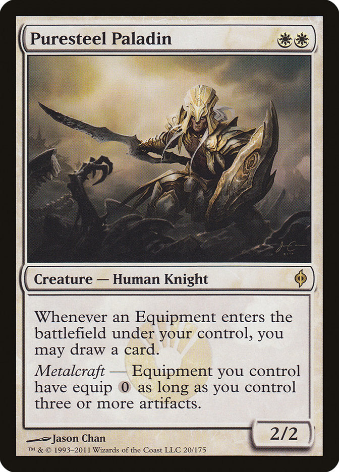 Puresteel Paladin [New Phyrexia] | Card Merchant Takapuna