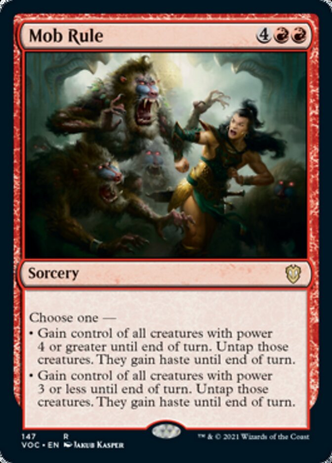 Mob Rule [Innistrad: Crimson Vow Commander] | Card Merchant Takapuna