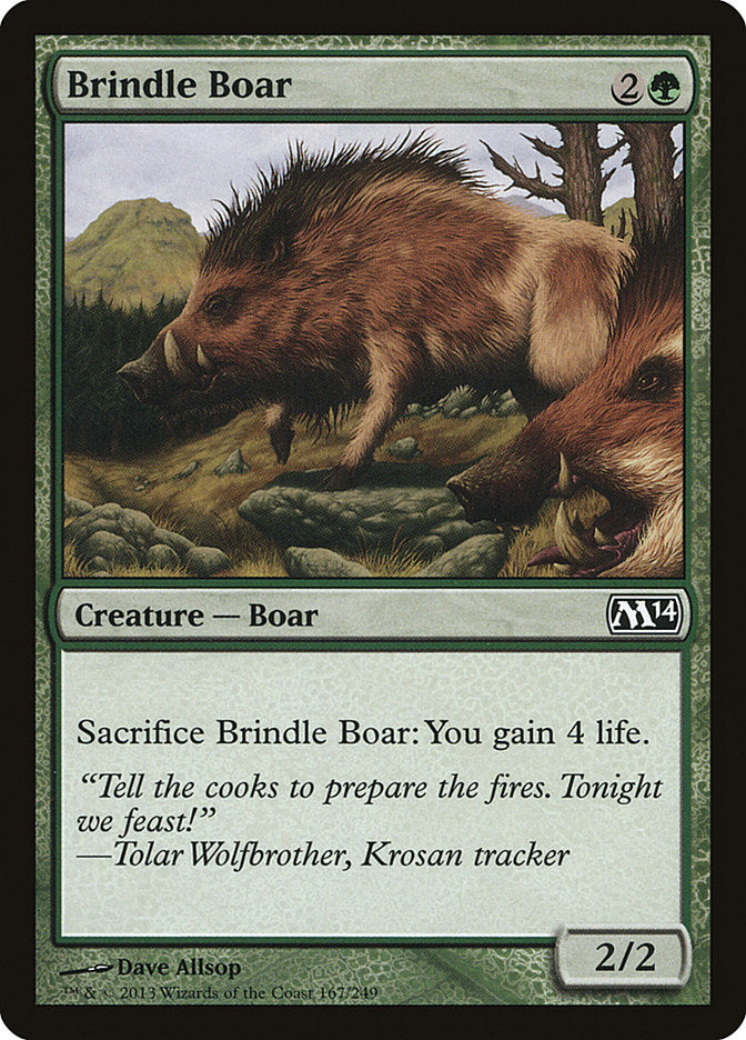 Brindle Boar [Magic 2014] | Card Merchant Takapuna