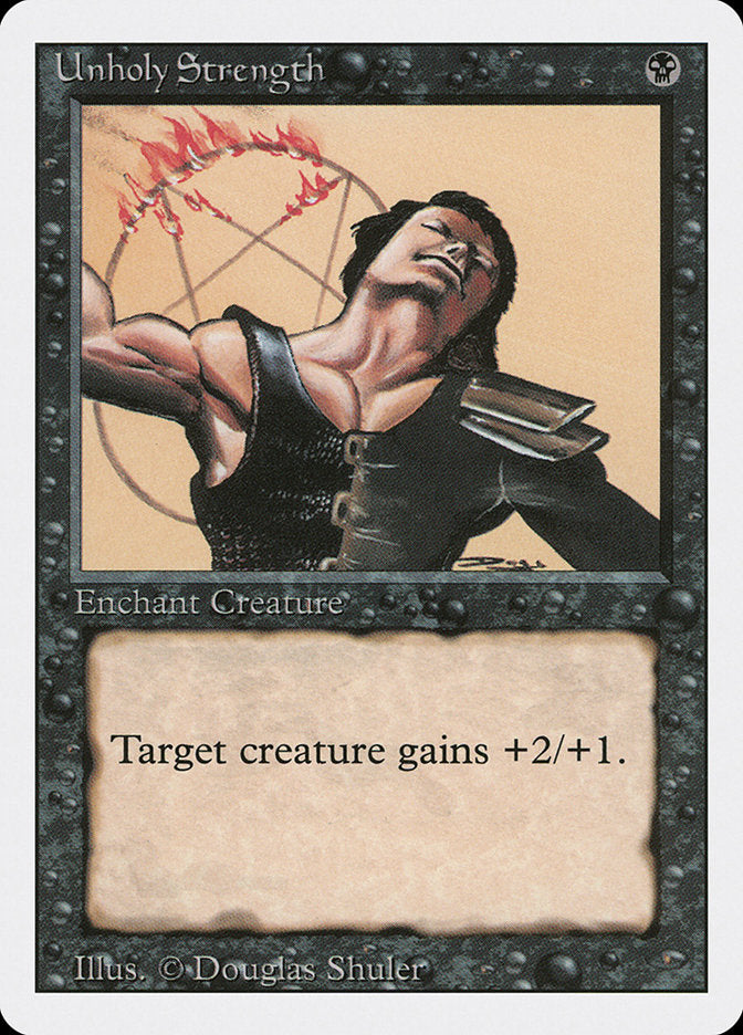 Unholy Strength [Revised Edition] | Card Merchant Takapuna