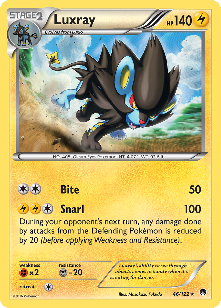 Luxray (46/122) [XY: BREAKpoint] | Card Merchant Takapuna