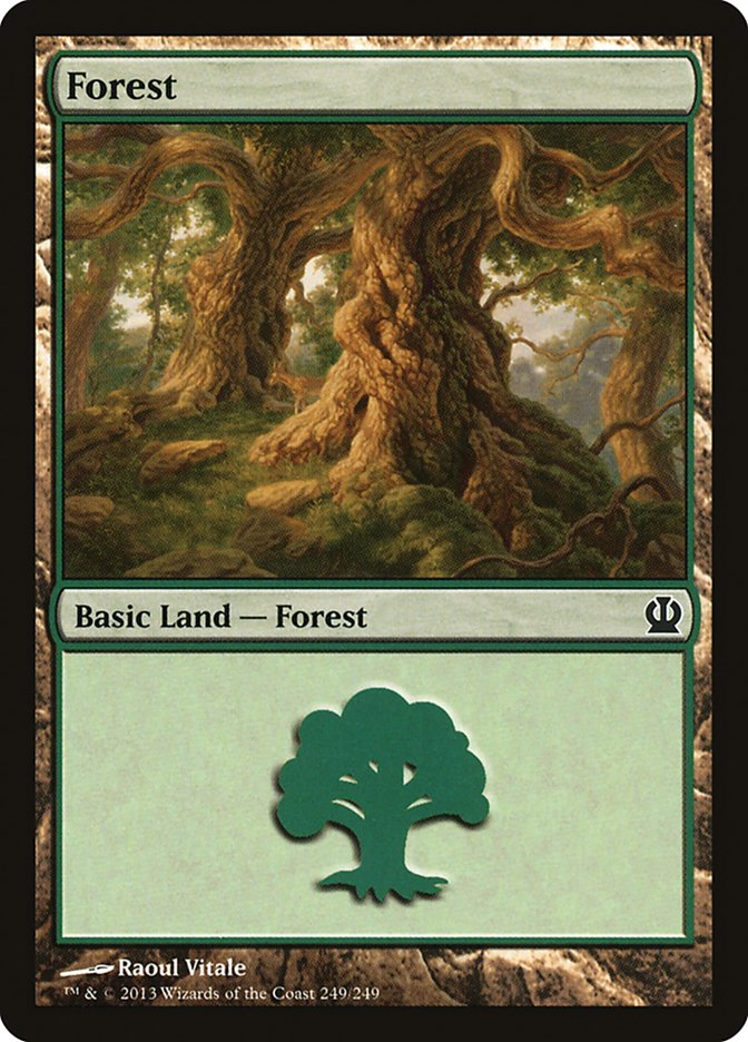 Forest (249) [Theros] | Card Merchant Takapuna