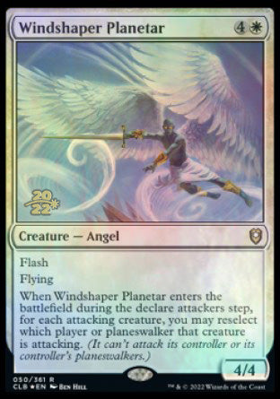 Windshaper Planetar [Commander Legends: Battle for Baldur's Gate Prerelease Promos] | Card Merchant Takapuna