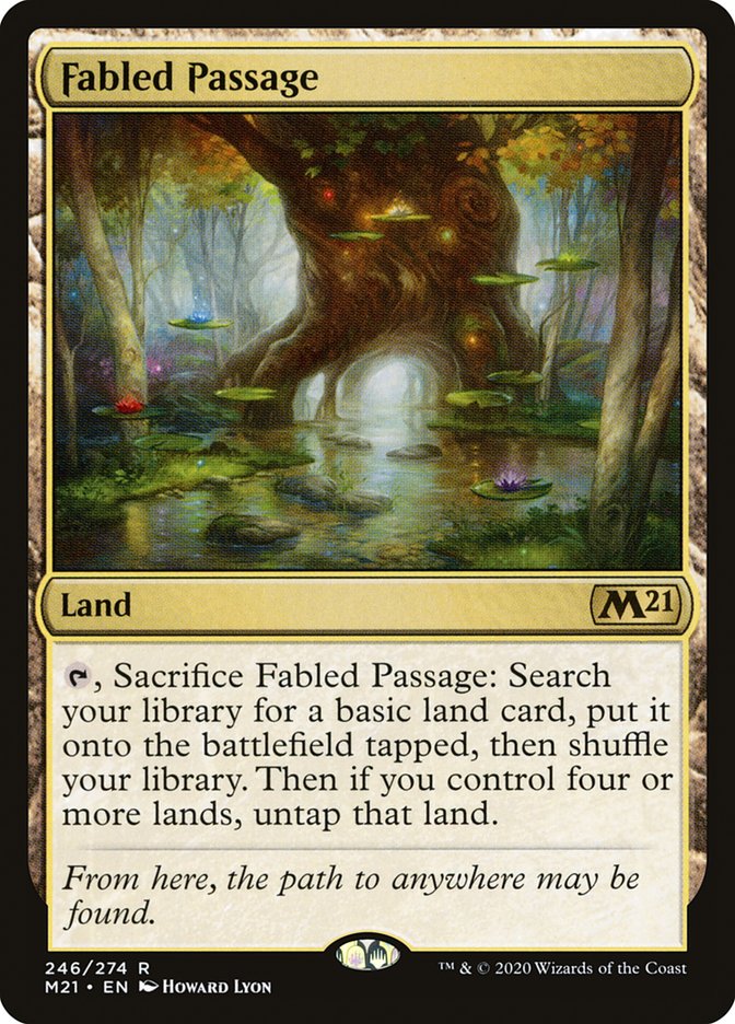 Fabled Passage [Core Set 2021] | Card Merchant Takapuna