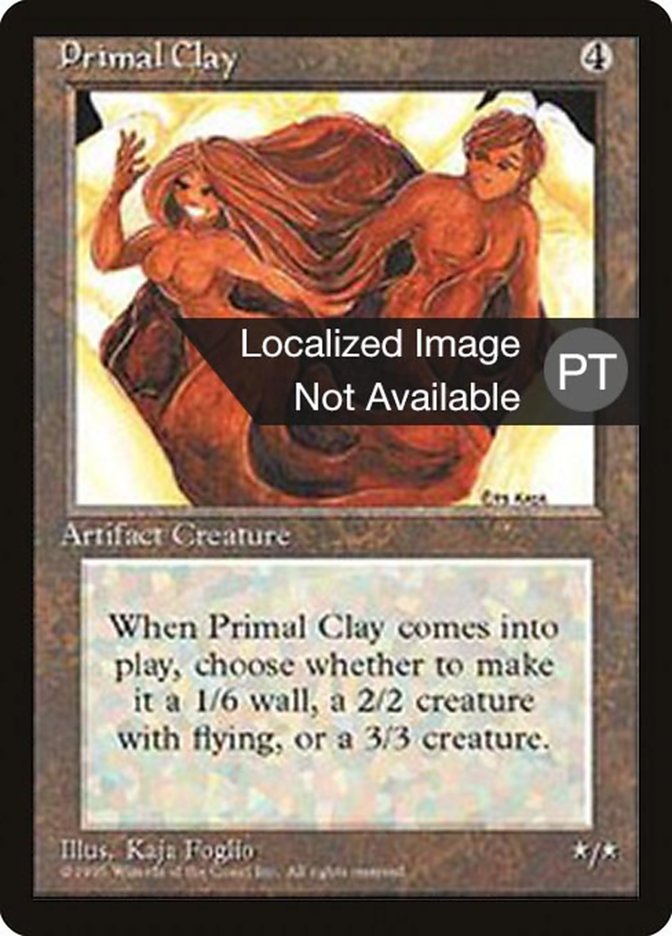 Primal Clay [Fourth Edition (Foreign Black Border)] | Card Merchant Takapuna