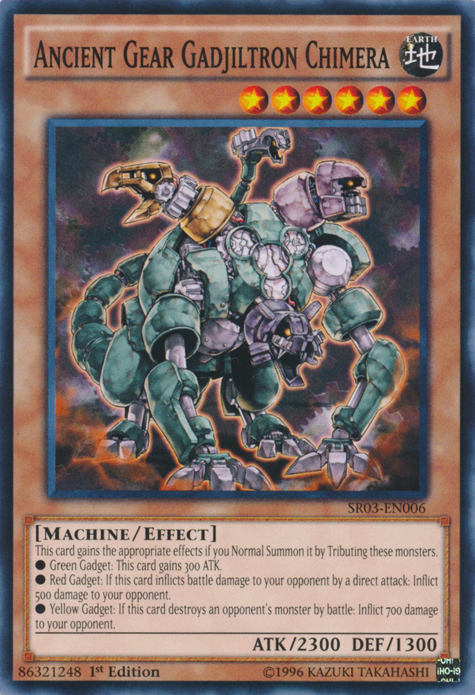 Ancient Gear Gadjiltron Chimera [SR03-EN006] Common | Card Merchant Takapuna